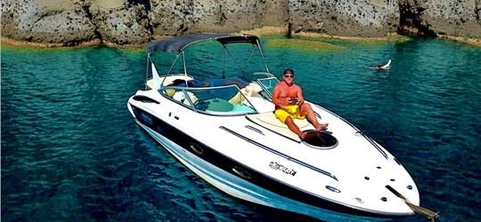 Photo of Private Speedboat Trip in Santorini with Snacks and Drinks