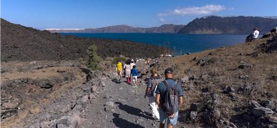 Photo of Sunset Cruise to Santorini's Volcano & Hot Springs from the Old Port