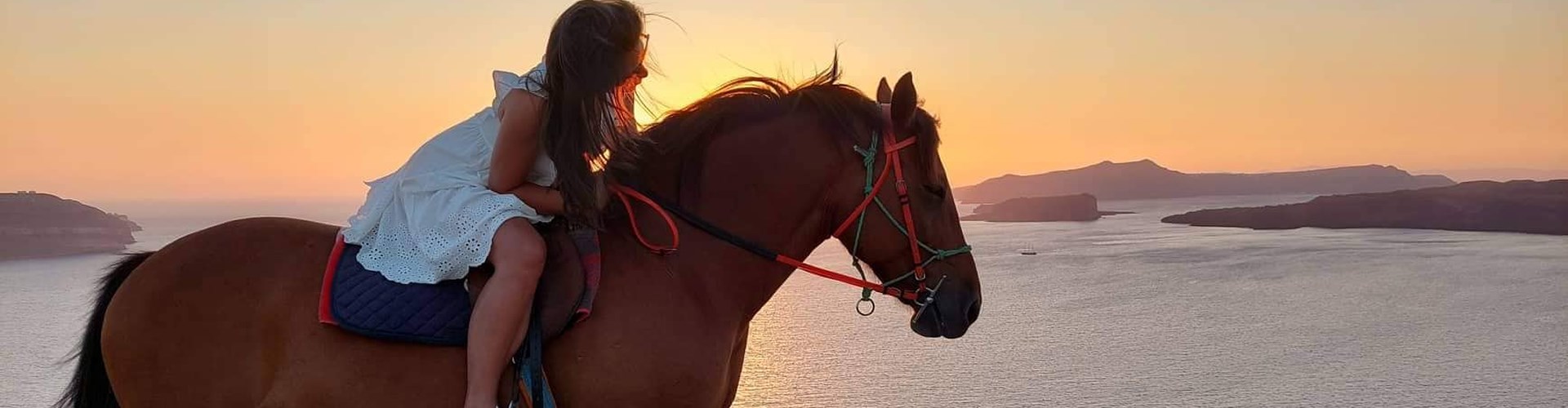 Photo of Santorini Horse Riding Experience at a Traditional Village & the Caldera trails