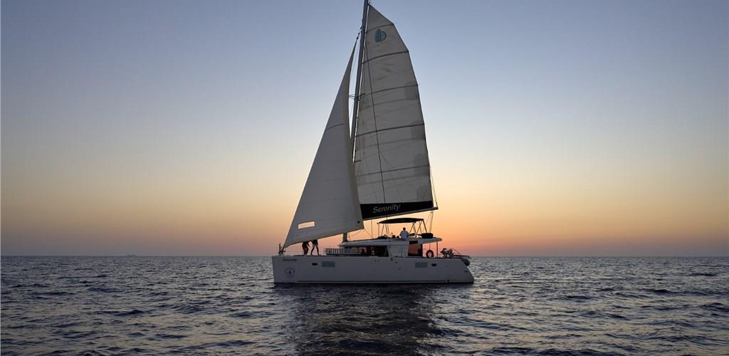 Photo of Small-Group Catamaran Cruise with BBQ Fresh Fish/Seafood Meal & Drinks