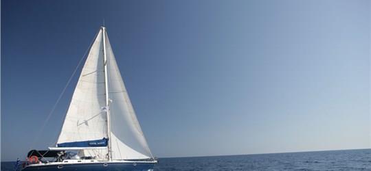 Photo of Private Sailboat Cruise in Santorini with Food & Drinks