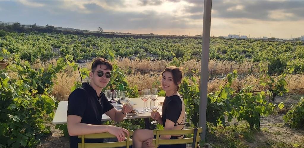 Photo of Santorini Private Wine Tour Experience to 3 Traditional Wineries