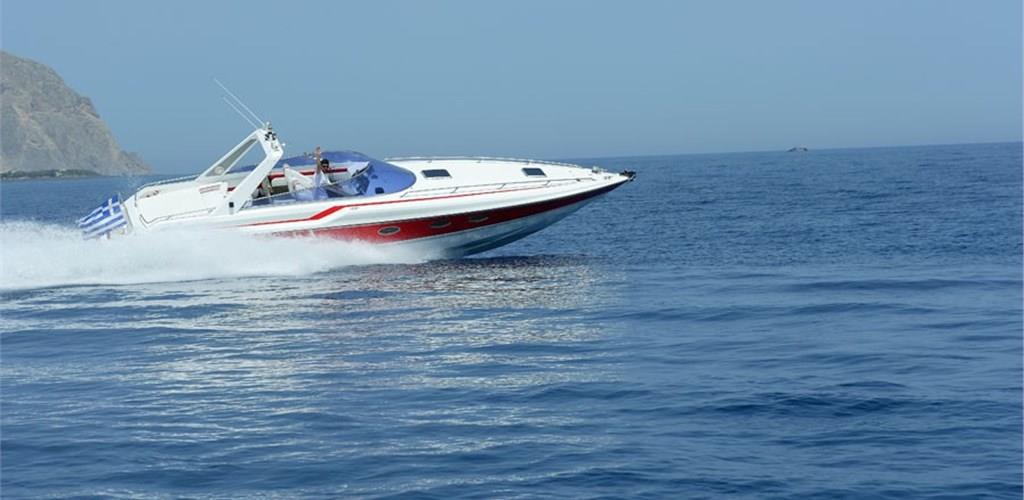 Photo of Private Speedboat Cruise in Santorini with Meal & Drinks