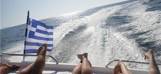 Photo of Private Speedboat Cruise in Santorini with Meal & Drinks