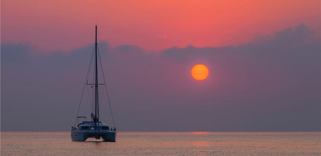 Photo of Private Catamaran Trip through Caldera's Wonders with Meal & Drinks included